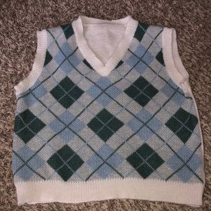 Light Blue Sweater Vest